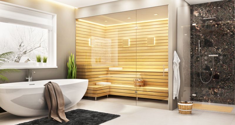Spa-Style Shower with Multiple Heads