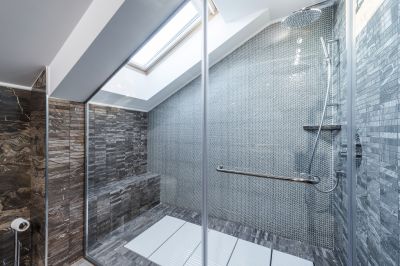 Elegant Walk-In Shower