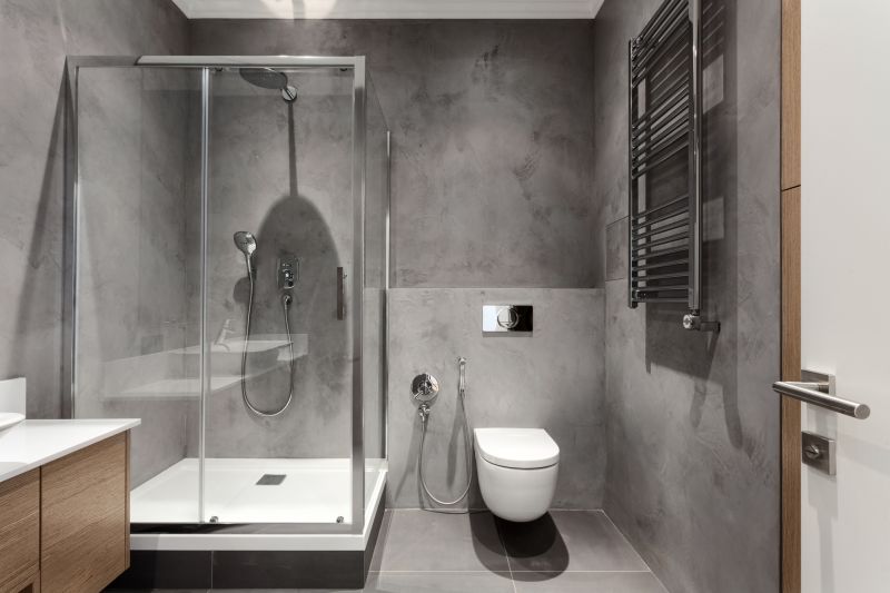 Sleek Shower with Built-in Niche